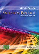 Operations Research an Introduction