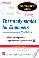 Schaums Outline of Thermodynamics for Engineers, 3rd Edition