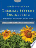 Introduction to Thermal Systems Engineering